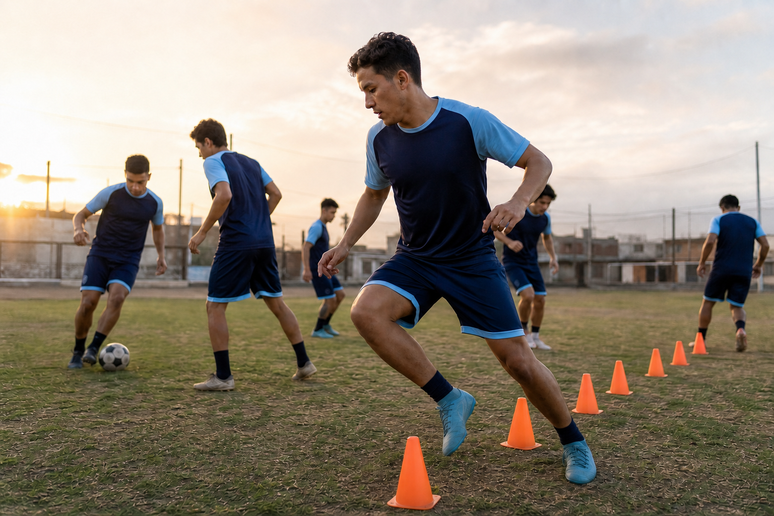 Entrenamiento de fútbol de San Miguel F.C.